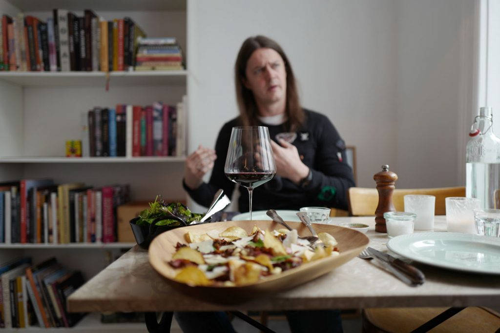 Sigurd og mat. Hele den historien får du på HellesKitchen. Foto: Helle Øder Valebrokk