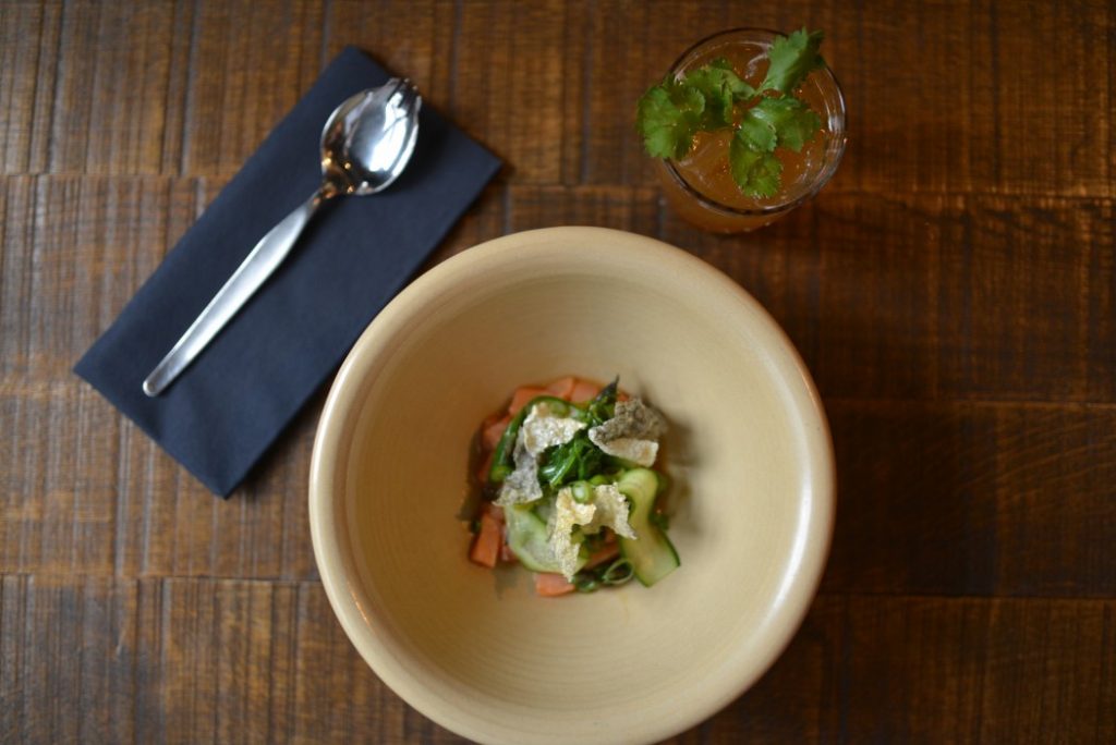 Ceviche med asiatisk vri. Foto: Lena Britt Fredrikson