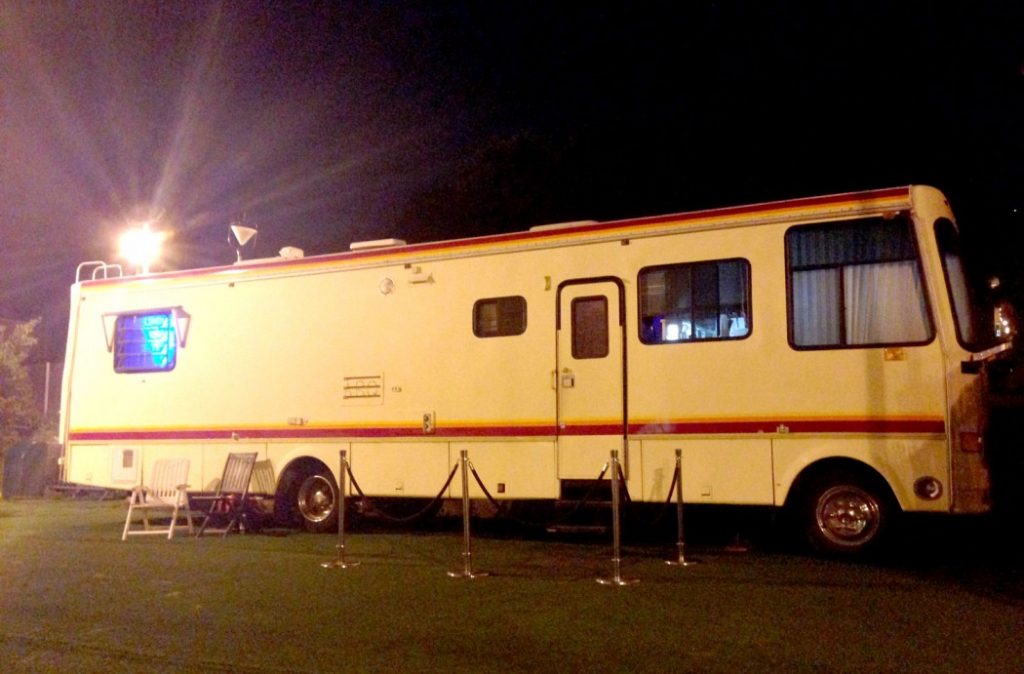 Her er vogna, på en skjermet parkeringsplass i Nord-London. Foto: Erik Valebrokk