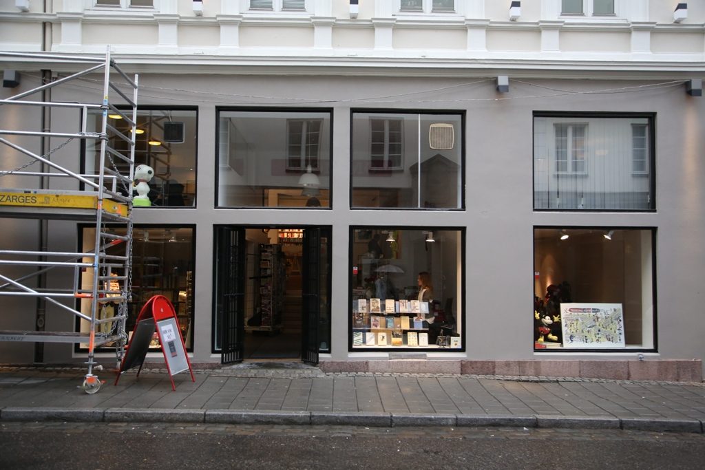 Her er inngangspartiet til nye Tronsmo. Foto: Erik Valebrokk