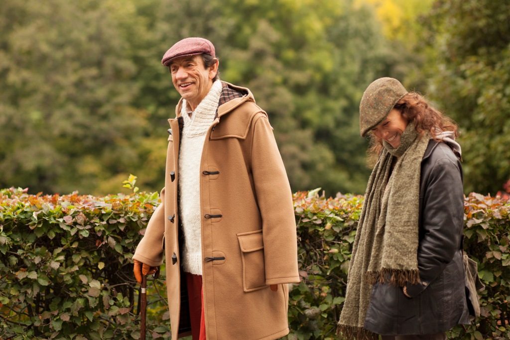 Helge Jordal og Ingeborg Sundrehagen Raustøl briljerer som hoverpersonene Jeppe og Ingvild i Høst. Foto: Terje Skår