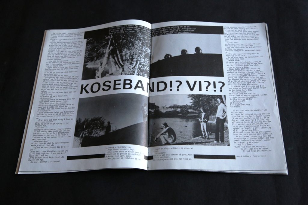 Slik så "intervjuet" med deLillos ut på trykk.