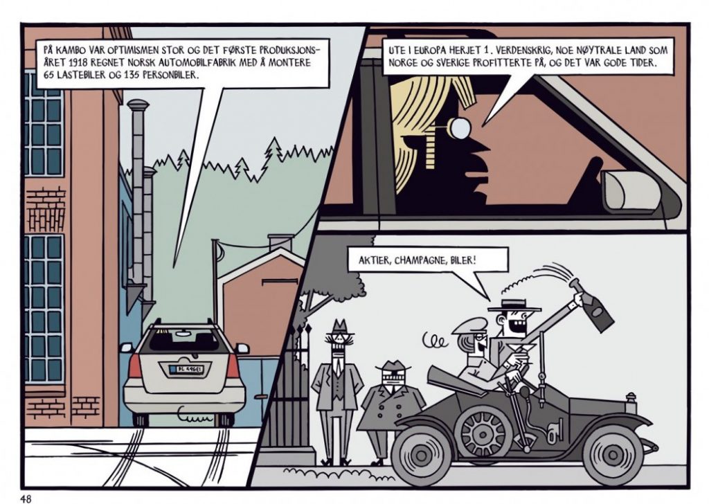 Norge deltok ikke i første verdenskrig, noe som blant annet gagnet næringslivet. Faksimile: No Comprendo Press