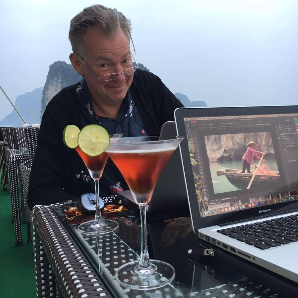 Ha Long Bay, verdens fineste "kontor". Foto: Helle Øder Valebrokk