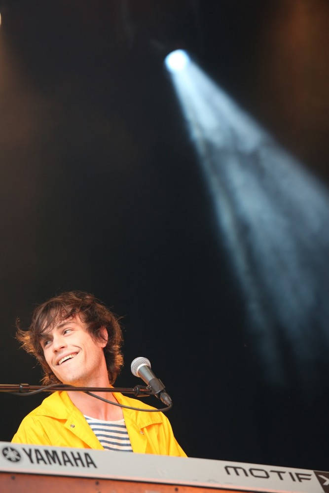 Max Jury fremsto som aller best i går da han var alene på scenen. Foto: Erik Valebrokk