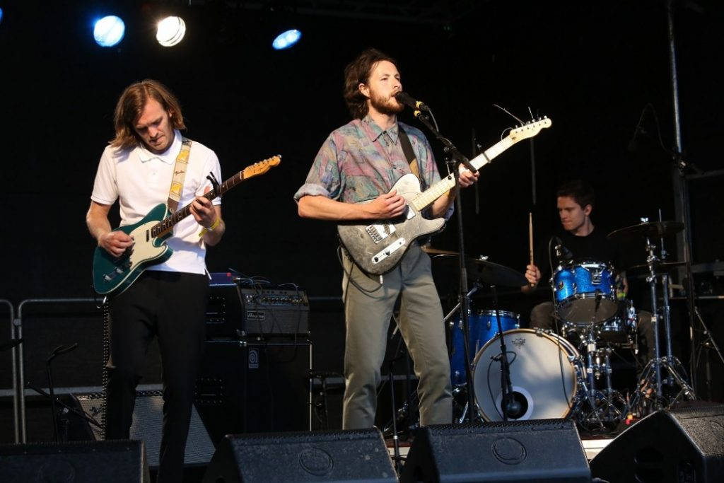 Chain Wallet platedebuterer til høsten, og fikk vist seg frem under Piknik i Parken. Foto: Erik Valebrokk