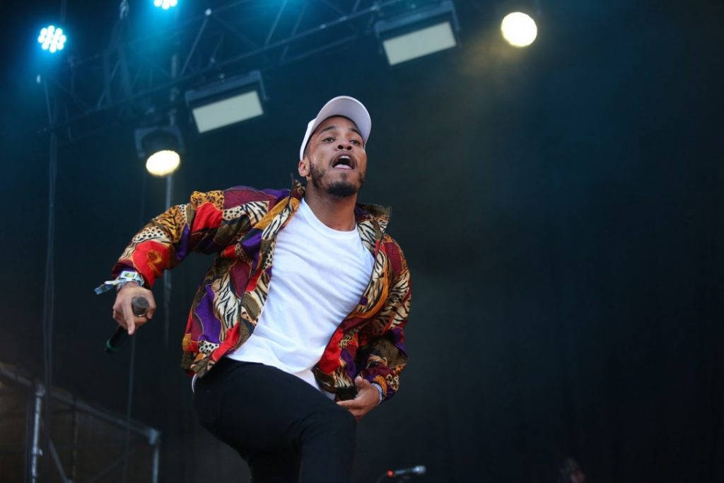 Med sin voldsomme energi, sprudlende humør og deilige musikk, skapte Anderson.Paak ordentlig feststemning. Foto: Erik Valebrokk