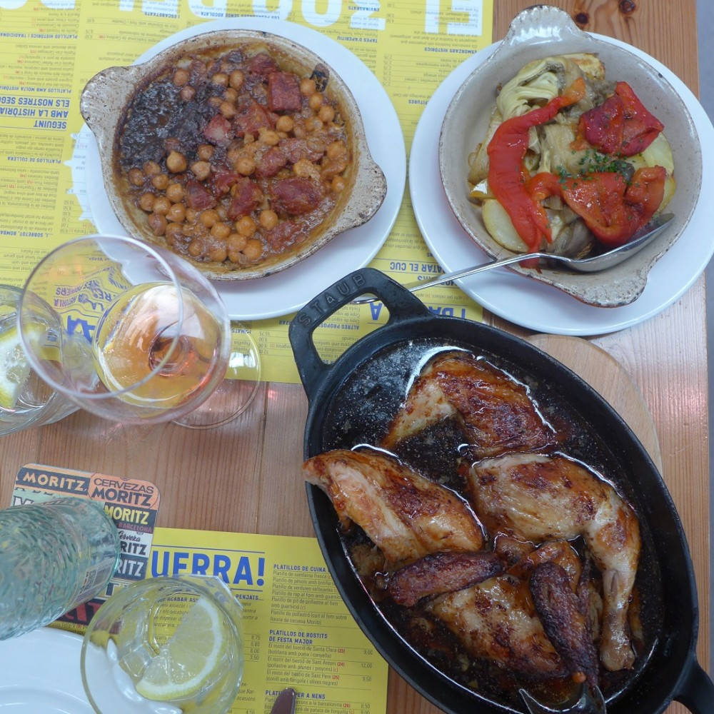 Gamle oppskrifter fra Catalonia er hentet frem fra glemselen og serveres på El 300 del Born. Foto: Helle Øder Valebrokk