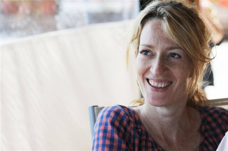 Milena Busquets og jeg har iallfall én ting felles, vi er begge glade i Cadaques. Foto: Arantxa Díez