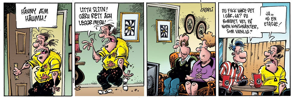 Da er du passe sveiseblind. Faksimile: Frode Øverli/Egmont Publishing