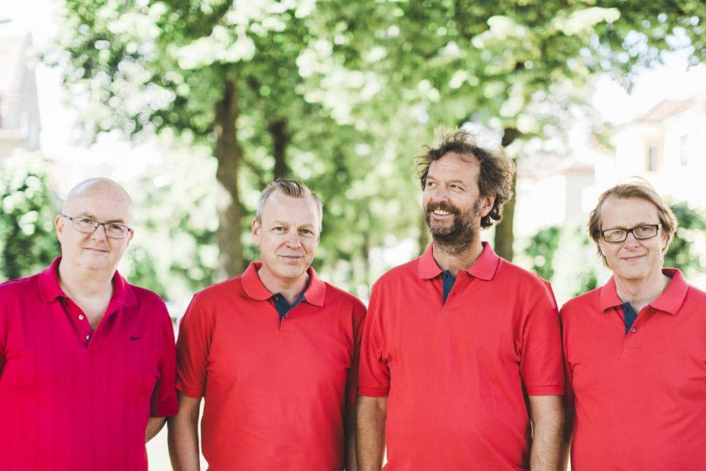 Et revitalisert deLillos anno 2016. Fra venstre Øystein Paasche, Lars Lundevall, Lars Beckstrøm og Lars Lillo-Stenberg. Foto: Michaela Klouda