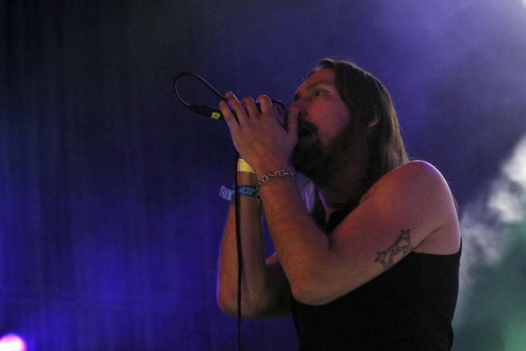 Stefán Jacobsson er vokalist i Dimma, og ja, han kan synge. Foto: Erik Valebrokk