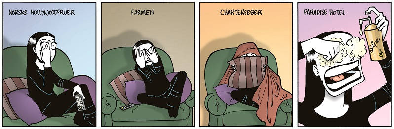 Idioter får gjennomgå. Faksimile: Lise Myhre/Egmont Publishing