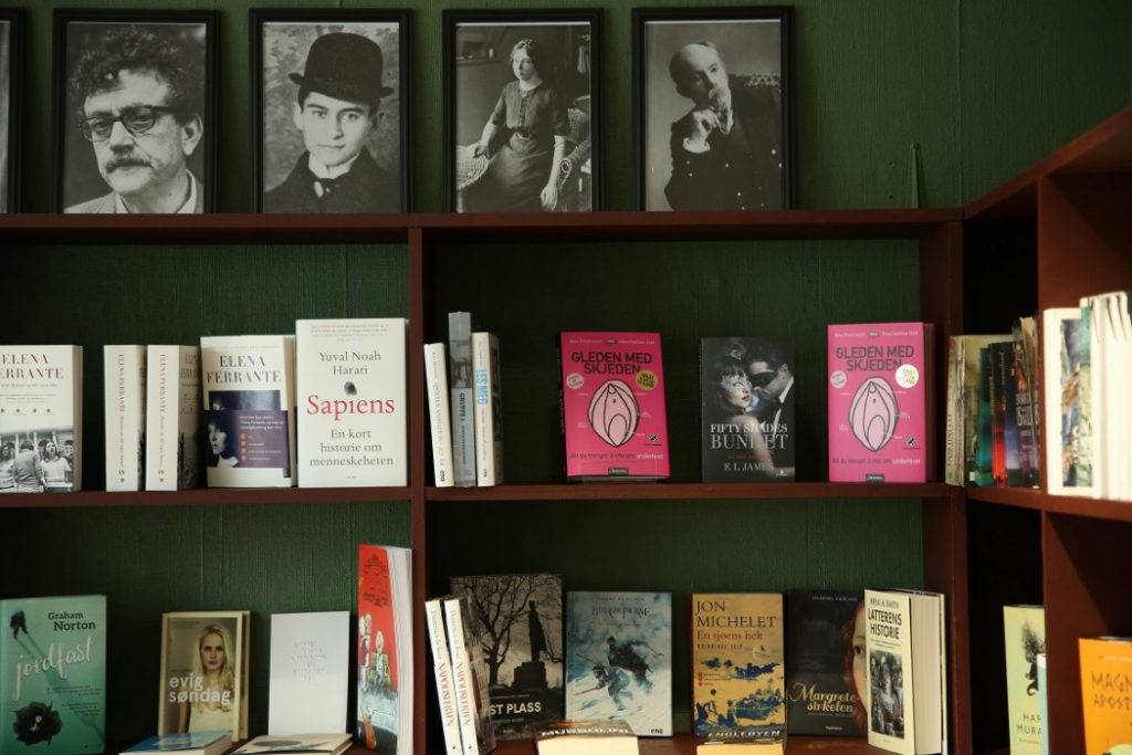 Bokhandleren på Tofte. Foto: Erik Valebrokk