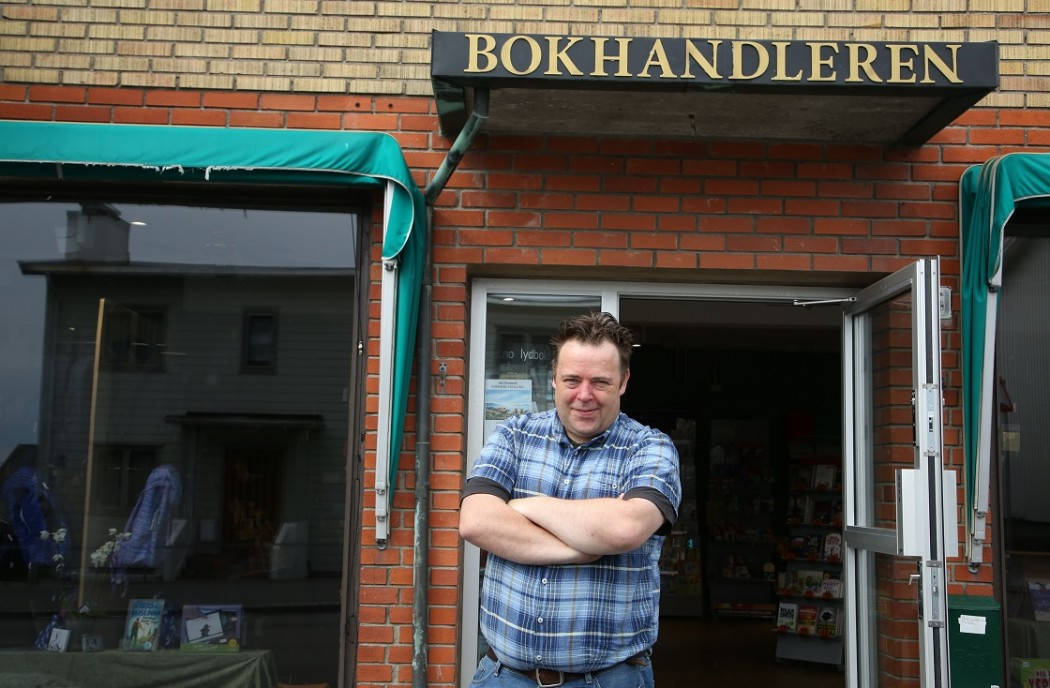 Bokhandleren på Tofte. Foto: Erik Valebrokk