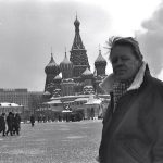Kåre Valebrokk på Den røde plass i Moskva, mars 1988. Foto: Morten Møst