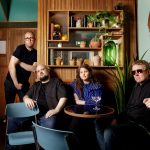 Dette er bandet Lady Friend, men vit at det er Anne Mette Hårdnes' prosjekt. De andre er fra venstre til høyre Magnus Jacobsen, Mats Engen og Christer Engen. Gjeng! Foto: Agnete Brun