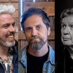 Tre vise menn: Trygve Skaug, Erik Lukashaugen og Benny Borg, alle ute med nye plater. Foto: Erik Valebrokk/Petter Rustad/Erik Valebrokk