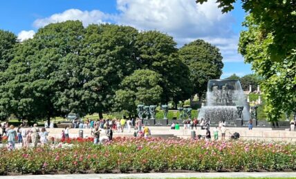 Sommer i Frognerparken - det er fint, det! Foto: Erik Valebrokk